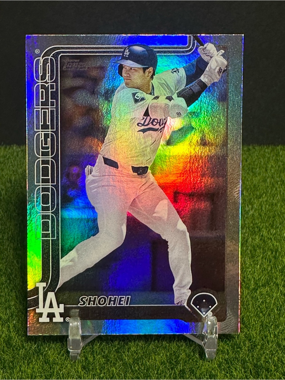 2025 Topps Series1 #1 Los Angeles Dodgers Shohei Ohtani Rainbow Foil
